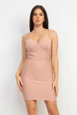 Bodycon Tan Dress