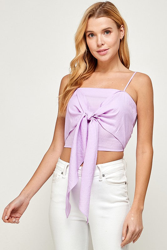 Tube Top with front tie detail